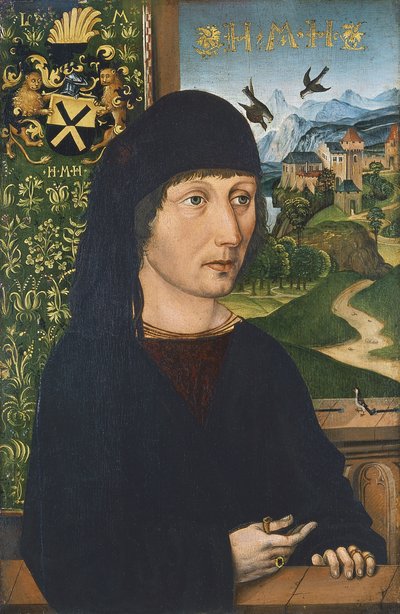 Levinus Memmingerの肖像、1485年頃 作： Michael Wolgemut