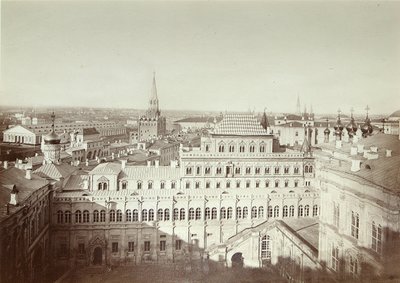 モスクワ クレムリンのテレム宮殿のファサード。 アルブミン 写真提供: Michail Michailoich Panov (1836-1894) 作： Michail Michailovich Panov
