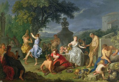 バッカナル、1719年 作： Michel Ange Houasse