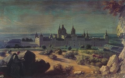エルエスコリアルのサンロレンツォ王立修道院。 1722年頃 作： Michel Ange Houasse