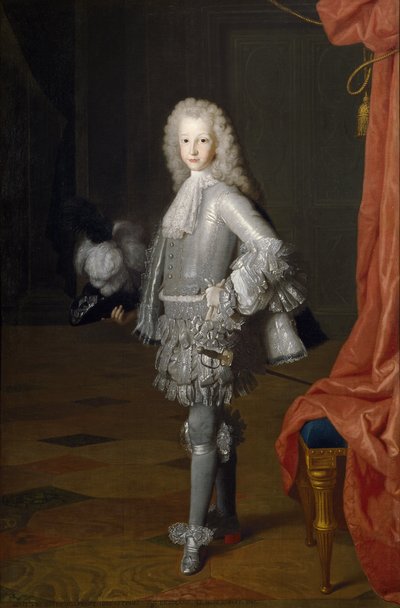 アストゥリアスの王子としてのルイ1世、1717年 作： Michel Ange Houasse