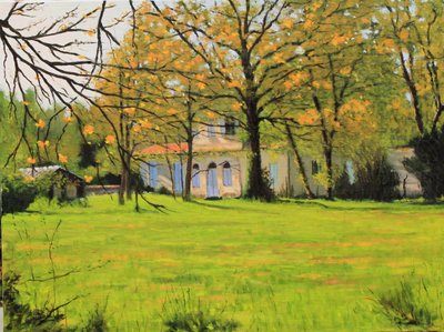 メゾン・ジロンディーヌ 油彩 2018年（キャンバスに油彩） 作： Michel Bultet