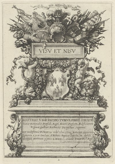 口絵 作： Michel Dorigny, after Simon Vouet