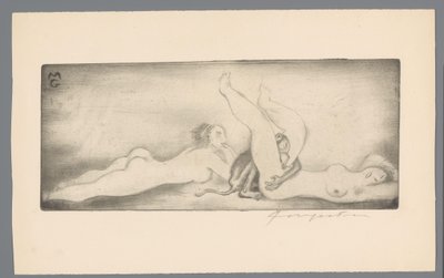 Ex libris van Gianni Mantero MG (オブジェクトのタイトル) 作： Michel Fingesten (signed by artist)
