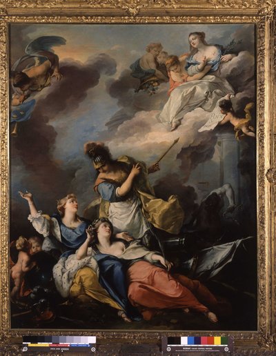 1606年のウィーン講和のアレゴリー 作： Michel Francois Dandre Bardon
