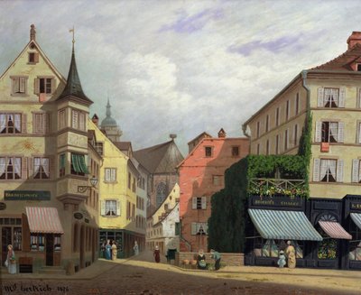 メゾンマシュー、コルマール大通り、1876年 作： Michel Hertrich