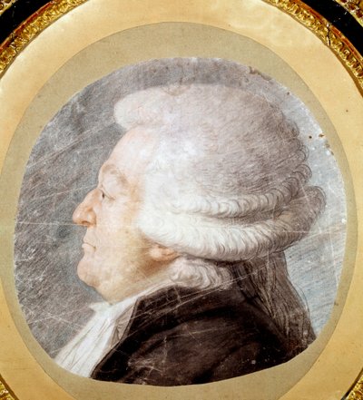 ミラボー伯爵（1749-1791）のオノレ・ガブリエル（Honore-Gabriel）・リケティの肖像（1789年、第三国の代官の衣装を着たもの）。ミシェル・オノレ・ブーニュ（1740-1814）によるデッサン 作： Michel Honore Bounieu