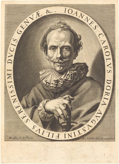 ジャン・シャルル・ドリア 作： Michel Lasne after Simon Vouet