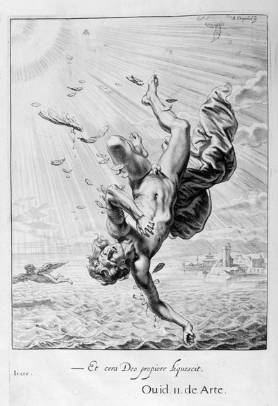 イカルスの陥落、1655年 作： Michel de Marolles