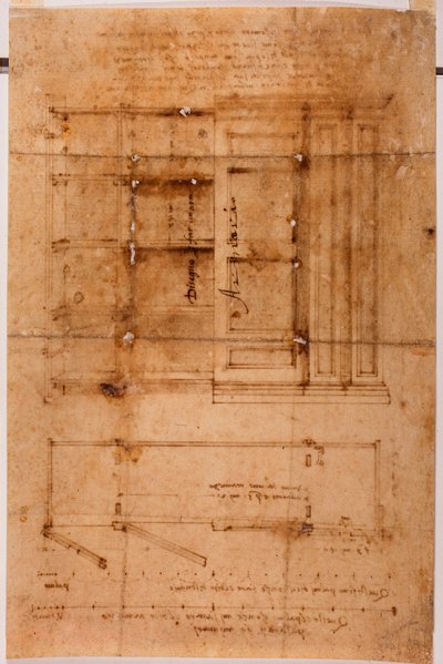 クローゼット図面 作： Michelangelo (after) Buonarroti