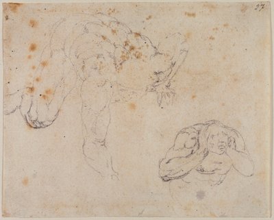 最後の審判からのコピー 作： Michelangelo (after) Buonarroti