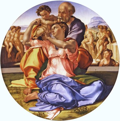 イタリア語：トンド・ドニ・ドニ「トンド 作： Michelangelo