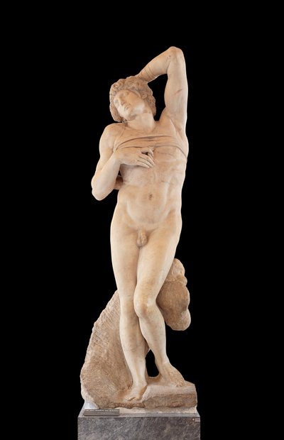 瀕死の奴隷」と呼ばれる捕虜 作： Michelangelo Buonarroti