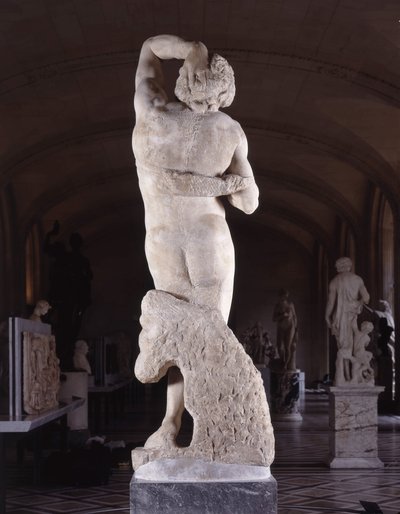 瀕死の奴隷」と呼ばれる捕虜 作： Michelangelo Buonarroti