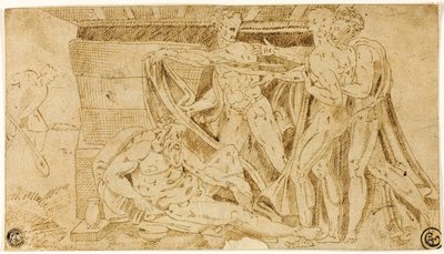 ノアの酩酊 作： Michelangelo Buonarroti