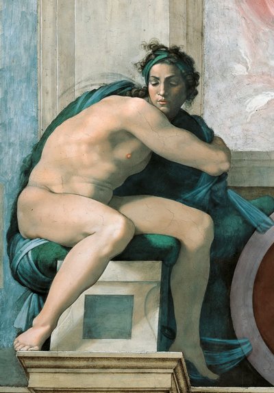 バチカン市国のシスティーナ礼拝堂の天井（1508-1512年）。 作： Michelangelo Buonarroti