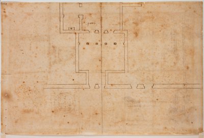 サン・シルベストロ・イン・カピテの基本計画 作： Michelangelo Buonarroti