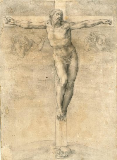 2人の天使のはりつけ 作： Michelangelo Buonarroti