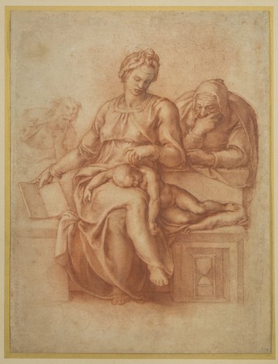 マドンナオブサイレンス、1538年頃 作： Michelangelo Buonarroti