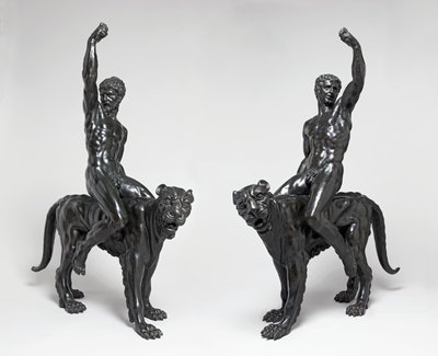 パンサーに乗る裸のバッカン 1506-08年頃（ブロンズ 作： Michelangelo Buonarroti