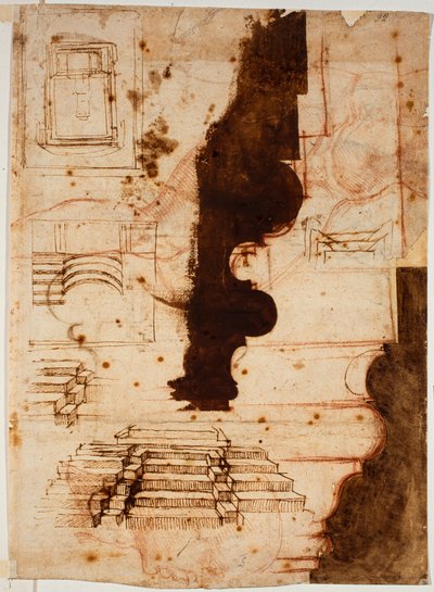 階段のプラン 作： Michelangelo Buonarroti
