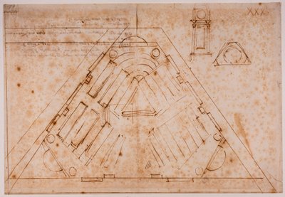 小さな図書館」の計画 作： Michelangelo Buonarroti