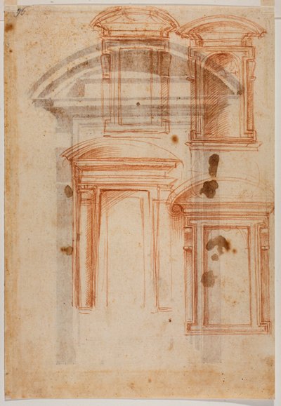 ローレンシャン図書館のポータル調査 作： Michelangelo Buonarroti