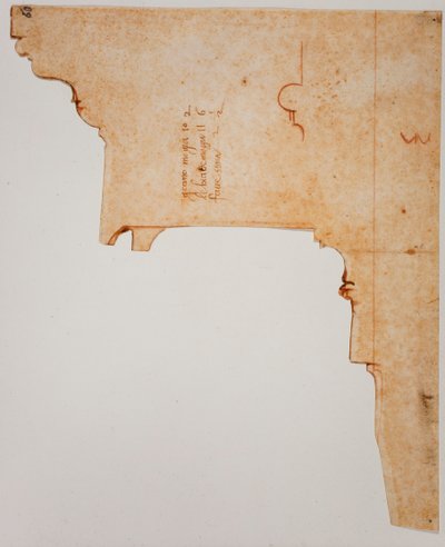 エンタブラチュアのプロフィール 作： Michelangelo Buonarroti