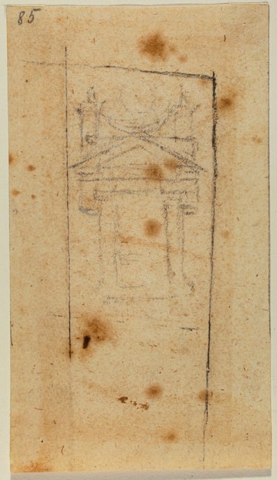 窓のスケッチ 作： Michelangelo Buonarroti