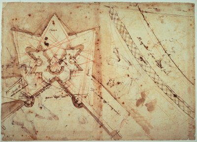 オール・セインツ・メドウへの門の防壁に関する研究 作： Michelangelo Buonarroti