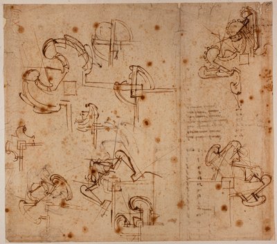 門のための要塞の研究 作： Michelangelo Buonarroti