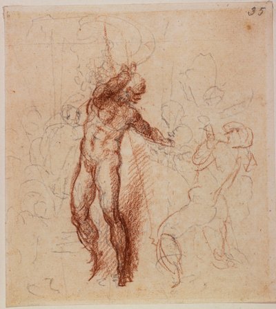 虚無のキリストのための研究 作： Michelangelo Buonarroti