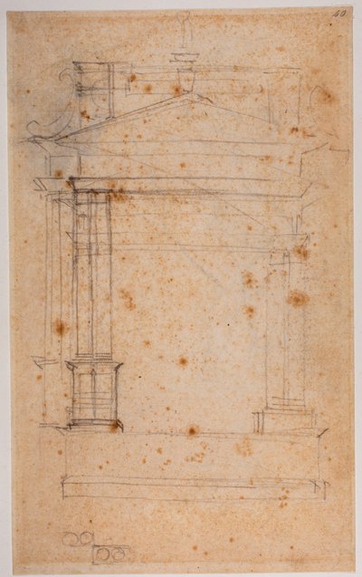 祭壇や壁墓のための習作 作： Michelangelo Buonarroti