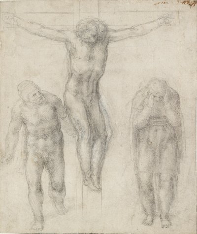 はりつけ、16世紀 作： Michelangelo Buonarroti