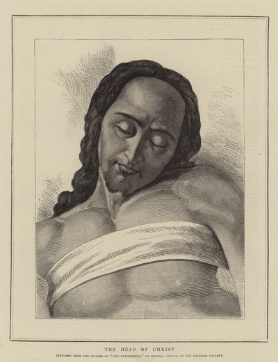 キリストの頭 作： Michelangelo Buonarroti