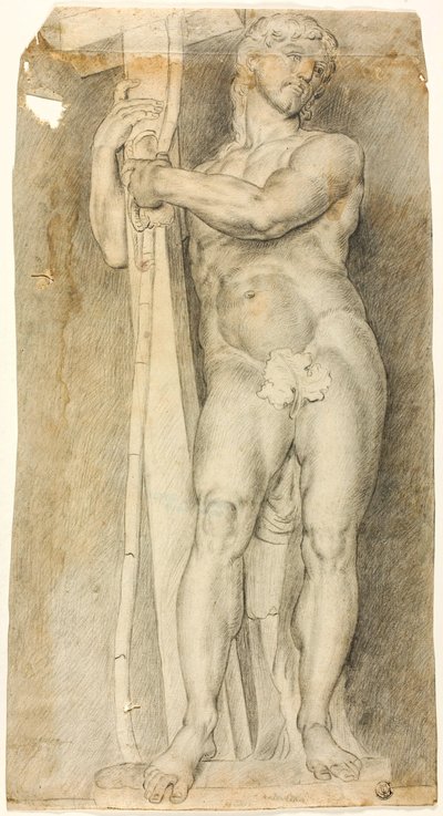 復活したキリスト 作： Michelangelo Buonarroti