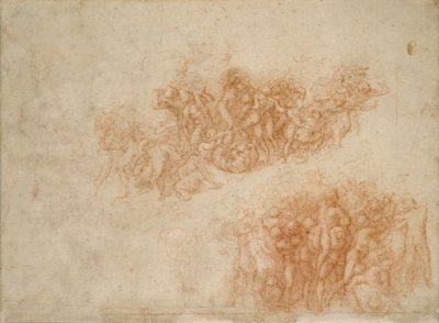 青銅の蛇の崇拝、16世紀 作： Michelangelo Buonarroti
