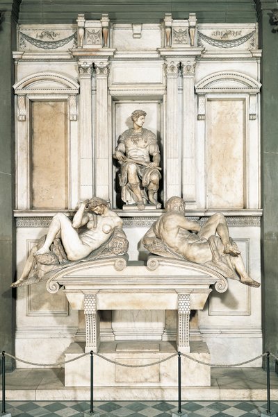 ジュリアーノ・デ・メディチ（ヌムール公）の墓 作： Michelangelo Buonarroti