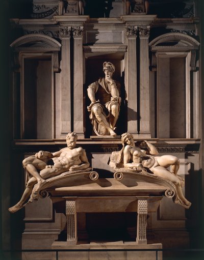ウルビーノ公爵ロレンツォ・デ・メディチの墓 作： Michelangelo Buonarroti