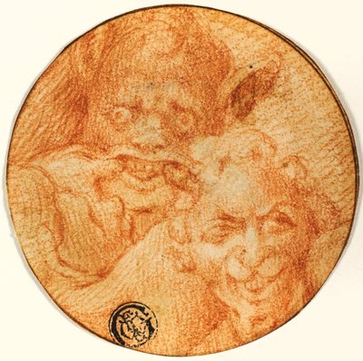 二人の悪魔 作： Michelangelo Buonarroti