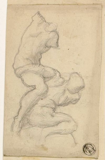 苦闘する 2 人の人物 作： Michelangelo Buonarroti