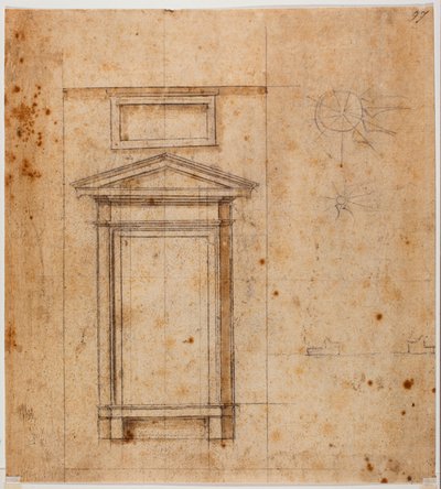 窓のデザイン 作： Michelangelo Buonarroti