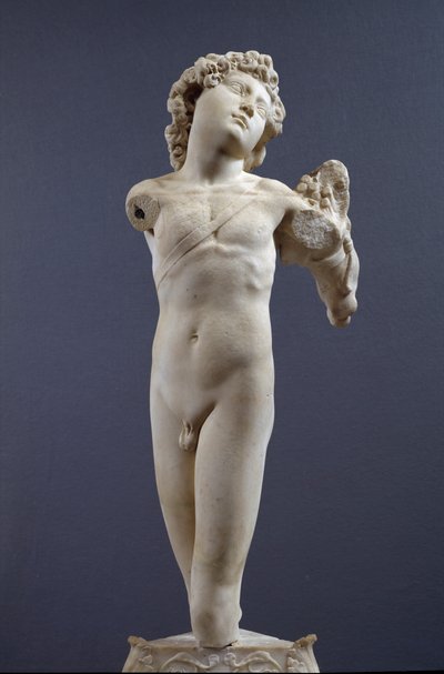 若い射手（1490年頃）（大理石 作： Michelangelo Buonarroti