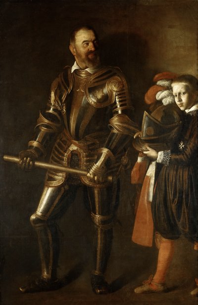 Alof de Wignacourt 1547-1622、マルタ騎士団のグランドマスター 作： Michelangelo Merisi Caravaggio