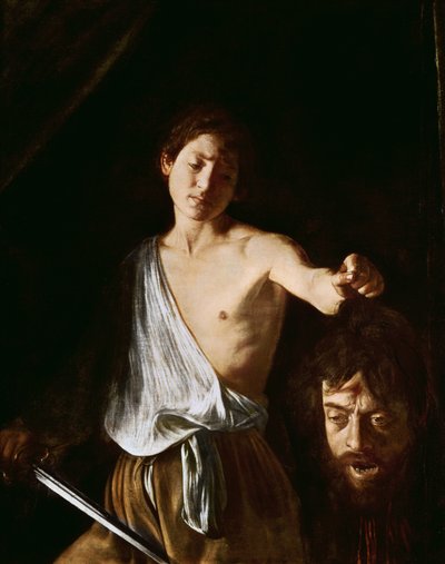 ゴリアテの頭を持つデイヴィッド、1606（詳細は100350を参照） 作： Michelangelo Merisi Caravaggio