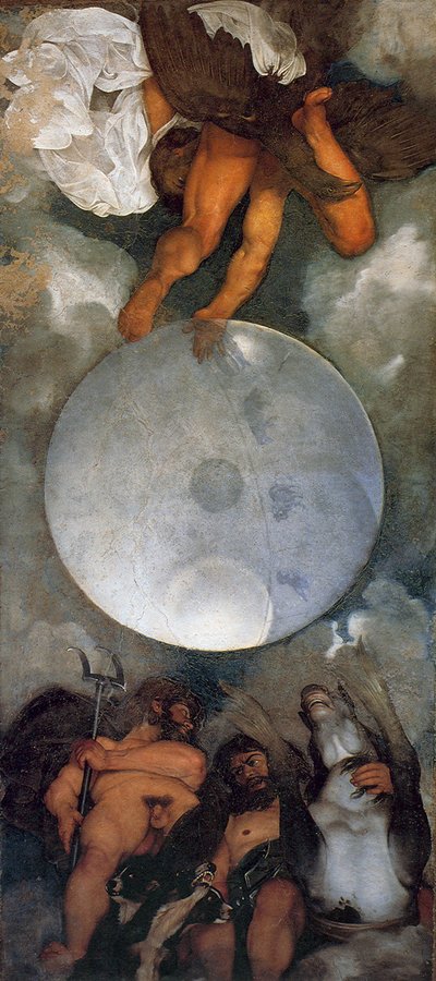 木星、海王星と冥王星、ca。 1597 作： Michelangelo Merisi Caravaggio
