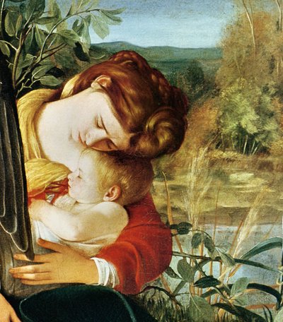 エジプトへの逃避行での休息（詳細、1603年） 作： Michelangelo Merisi Caravaggio