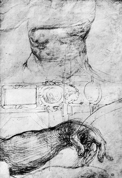 システィーナ礼拝堂の天井の研究、ローマ、1913 作： Michelangelo Merisi Caravaggio