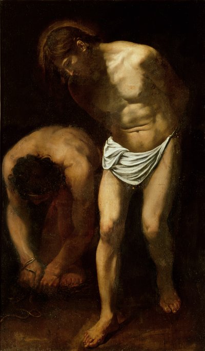 鞭打ち、1610年頃 作： Michelangelo Merisi Caravaggio