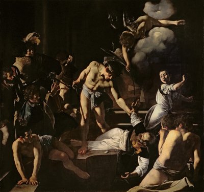 聖マタイの殉教、1599-1600 作： Michelangelo Merisi Caravaggio